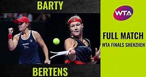 Ashleigh Barty vs. Kiki Bertens | Full Match | 2019 WTA Finals Shenzhen Round Robin