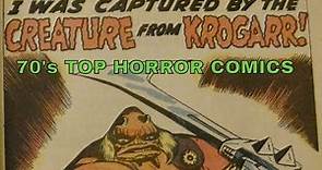 TOP 4 HORROR COMIC BOOKS of 1970s REVIEW~MARVEL CREATURES on the LOOSE BEST issues