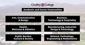 Academic and Career Communities | Chaffey College