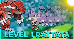 How To Beat A Level 1 Rattata