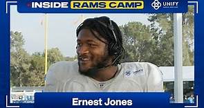 Ernest Jones Talks About Embracing Leadership & Getting Engaged In The Offseason | Inside Rams Camp