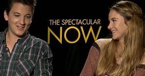 Shailene Woodley and Miles Teller Talk The Spectacular Now and Relationships - Cute Interview!