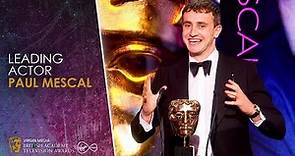 Paul Mescal's Heartfelt Speech for Leading Actor Win for Normal People | BAFTA TV Awards 2021