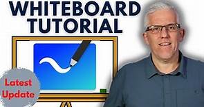 Ultimate Microsoft Whiteboard Tutorial - How to use ALL the Features 2022 Major release