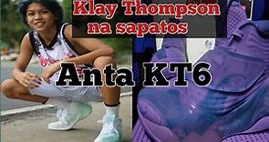 Unboxing my Anta KT6 Basketball Shoes ( Sapatos ni Klay Thompson )