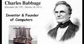 Reseña Biográfica CHARLES BABBAGE Padre de la informática