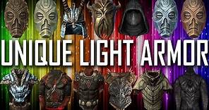 Skyrim - All Unique Light Armor Pieces & Sets