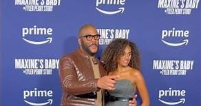 Tyler Perry and Gelila Bekele at the Atlanta premiere of “Maxine’s Baby”