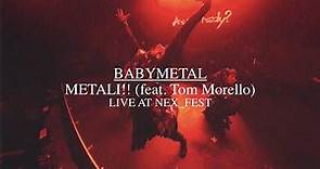 BABYMETAL – メタり！！ (feat. Tom Morello) (OFFICIAL Live Music Video)