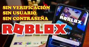 INICIO DE SESIÓN RÁPIDO (QUICK LOGIN) | ¿CÓMO JUGAR ROBLOX SIN VERIFICACIÓN, USUARIO NI CONTRASEÑA?