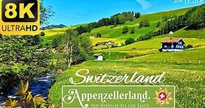[ 8K ] APPENZELL – WASSERAUEN Switzerland Villages - Walking Tour | 8K HDR Video