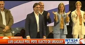 Oficial: Luis Lacalle Pou se convierte en el nuevo presidente de Uruguay