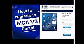 MCA V3 |login ID creation process| all about mca v3
