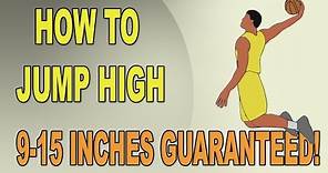 How To Increase Vertical Jump - 9 to 15 Inches!
