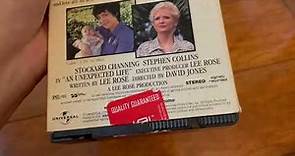 An Unexpected Life 1999 VHS