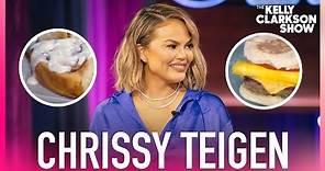 Chrissy Teigen And Kelly Taste Test Recipes From New Cookbook 'Cravings All Together'