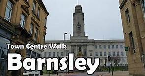 Barnsley Town Centre Walk【4K】| Let's Walk 2021