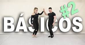 2. Pasos básicos de BACHATA #2 | Cómo bailar bachata | Aprende a bailar con Alfonso y Mónica