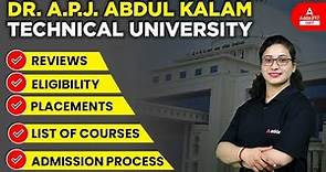 Dr. A.P.J. Abdul Kalam Technical University | Eligibility Admission Process List of courses