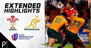Wales v. Australia | 2023 RUGBY WORLD CUP EXTENDED HIGHLIGHTS | 9/24/23 | NBC Sports