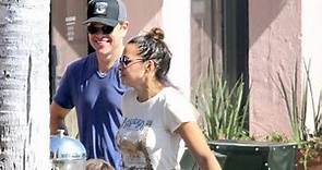 Matt Damon And Beautiful Wife Luciana Enjoy Lunch With Friends