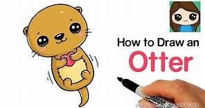 How to Draw an Otter Easy and Cute