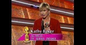 Kathy Baker Wins Best Actress TV Series Drama - Golden Globes 1994