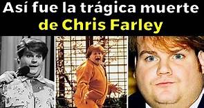 La triste y trágica vida de Chris Farley... sus secretos, problemas y sus trastornos