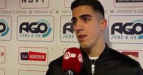 KV Kortrijk: Joel Castro Pereira "Dit is belangrijk voor mijn ontwikkeling."