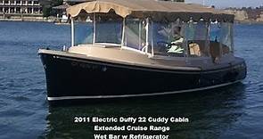 Duffy Electric Boat 22 Cuddy Cabin Tour by South Mountain Yachts
