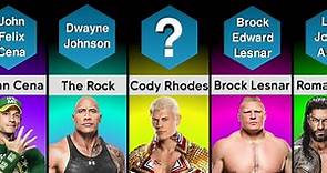 Wwe superstars real name | Roman Reigns , Brock Lesnar , The undertaker real name