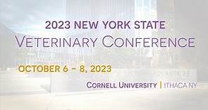 Register for the 2023 New York State Veterinary Conference (Oct. 6-8) at #CornellVet