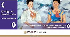 Explicación del cuadro “Las dos Fridas” de Frida Kahlo / Museo de Arte Moderno