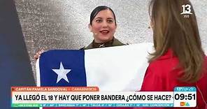¿Cómo es la forma correcta de poner la bandera chilena? Tu Día, Canal 13