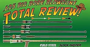 .625 Cold Steel & Slock Master Big Bore Blowguns Total Review