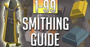 [OSRS] In-Depth FULL 1-99 SMITHING Guide (Best Methods)