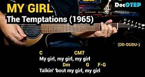 My Girl - The Temptations (1965) Easy Guitar Chords Tutorial with Lyrics