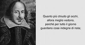 "Sonetto n.43" di William Shakespeare, letto da Paolo Rossini