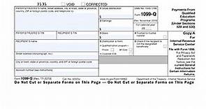 IRS Form 1099-Q Walkthrough (Payments From Qualified Education Programs (Under Sections 529 and 530)