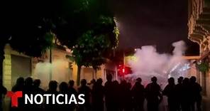 Violencia en las protestas en Guatemala | Noticias Telemundo
