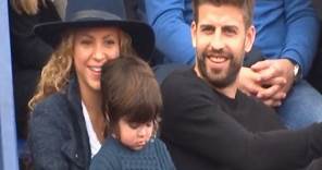 Milan, Shakira y Piqué, divertida tarde de tenis