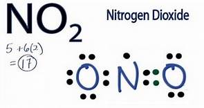 NO2 Lewis Structure: How to Draw the Lewis Structure for NO2