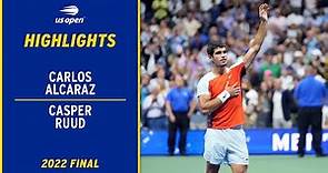 Carlos Alcaraz vs. Casper Ruud Highlights | 2022 US Open Final