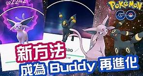 【新進化方法】伊貝成為 Buddy 再進化 太陽伊貝 / 月伊貝 (已成功) 【Pokemon Go 攻略】