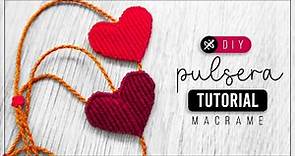 DIY Pulsera Corazon + 18 Tarjetas Imprimibles » ❣️ como hacer pulsera amor y amistad ● Macrame #222