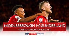 Middlesbrough 1-0 Sunderland: Riley McGree strike wins Tees-Wear derby for Boro