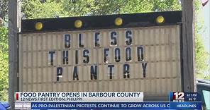 Food pantry opens its doors in Barbour County