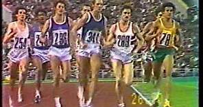 1980 Olympics in Moscow the 800m final - winner Steve Ovett