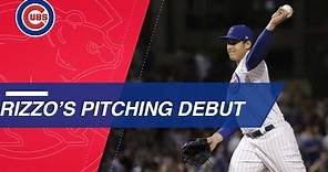 Anthony Rizzo makes his Major League pitching debut