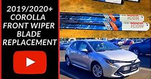 How To Replace the Front Wipers On a 2019/2020+ Toyota Corolla